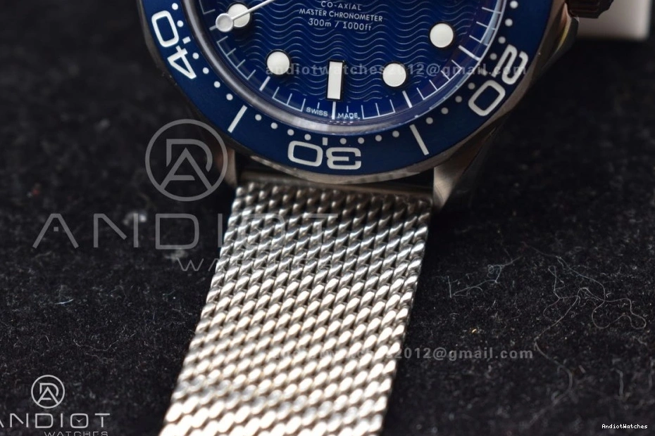 on Mesh DailyWear A Bond Bracelet 60th 1065 Edition 300M Best VSF anniversary 42mm Seamaster James 0416